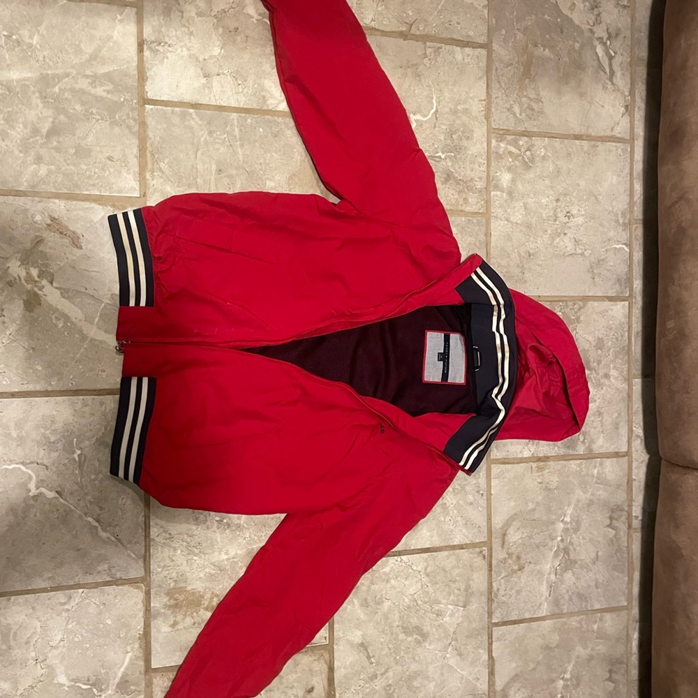 Tommy Hilfiger Red Raincoat